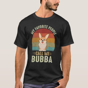 T-shirt Mes Gens Favoris M'Appelent Bouillon De Corgi Mign