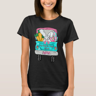T-shirt Mes Gens Favoris M'Appelent Momo Bunny Grand-mère