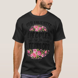 T-shirt Mes gens favoris m'appellent Stepmere Flower Mothe
