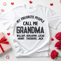 Mes Gens Préférés M'Appelent Grand-Mère fête d'ann