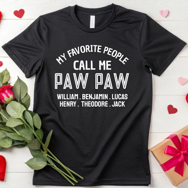 T-shirt Mes Gens Préférés M'Appelent Paw Paw Birthday Part (Créateur téléchargé)