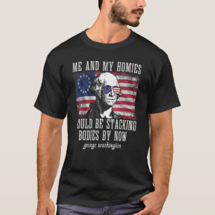 T-shirt Mes Hommes Et Moi Serions En Train De Stopper Les