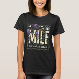 T-shirt Mes iris ont l'air sodastiques Humour de jardinier