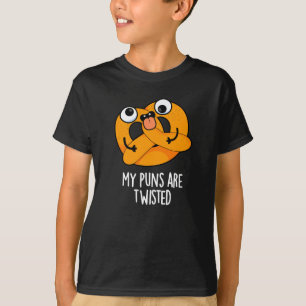 T-shirt Mes jeux de mots sont un pretzel drôle tordu Pun D