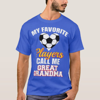 T-shirt Mes Joueurs De Football Préférés M'Appelent Grand 