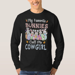T-shirt Mes lapins Favoris M'Appelent Cowgirl Cute Eggs Ea