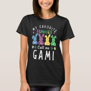 T-shirt Mes lapins Favoris M'Appelent Gami Bunny Oeuf Leop