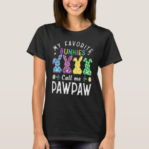 T-shirt Mes lapins Favoris M'Appelent Pawpaw Bunny Egg Leo
