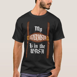 T-shirt Mes Lederhosen est dans le lavage Oktoberfest T