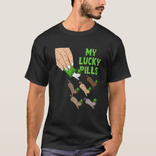 T-shirt Mes Lucky Pills Chat Jour de la Saint Patrick irla