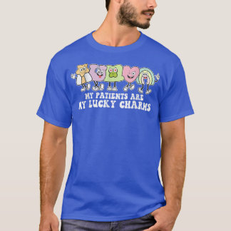 T-shirt Mes Patients Sont Mes Charmants Chanceux Jour de l