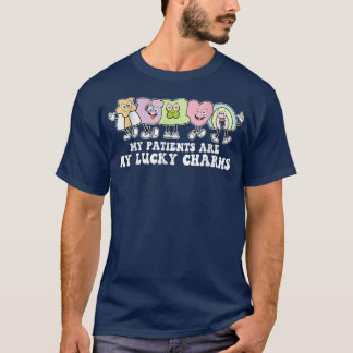 T-shirt Mes Patients Sont Mes Charmants Chanceux Jour de l