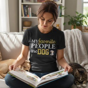 T-shirt Mes personnes préférées sont des chiens Citation d