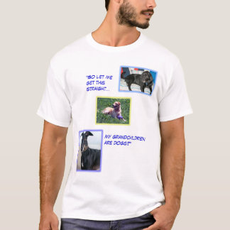 T-shirt Mes petits-enfants sont des chiens ?