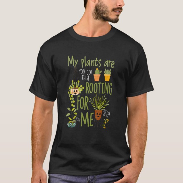 T-shirt Mes Plantes M'Enracinent (Devant)