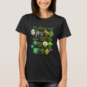 T-shirt Mes Plantes M'Enracinent Plante Gardener Garde
