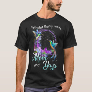 T-shirt Mes Plus Grandes Bénédictions Appelez-Moi Maman Et