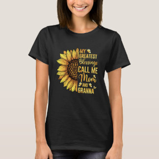T-shirt Mes Plus Grandes Bénédictions M'Appelent Maman Et