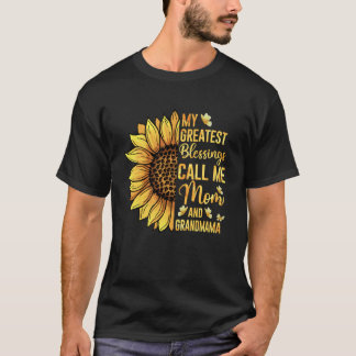 T-shirt Mes Plus Grandes Bénédictions M'Appelent Maman Et