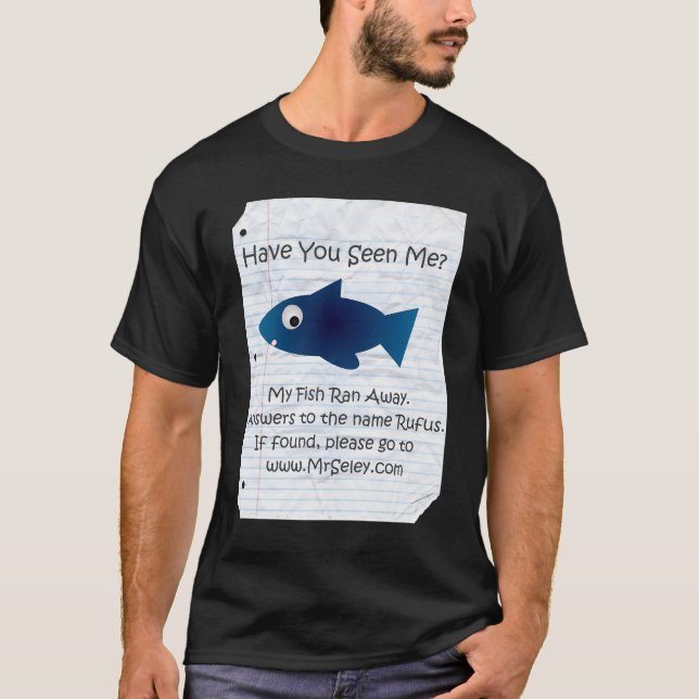 T-shirt Mes poissons ont fonctionné loin (Devant)