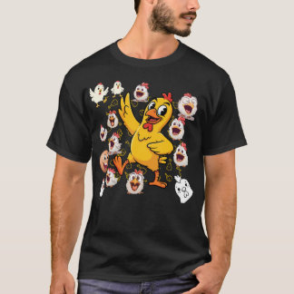 T-shirt Mes poules sont ma thérapie drôle amateur de poule