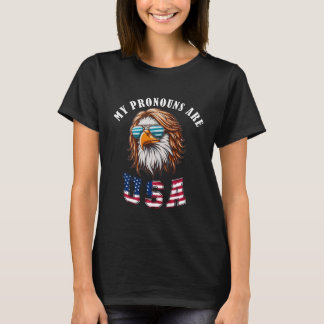 T-shirt Mes pronoms sont les États-Unis