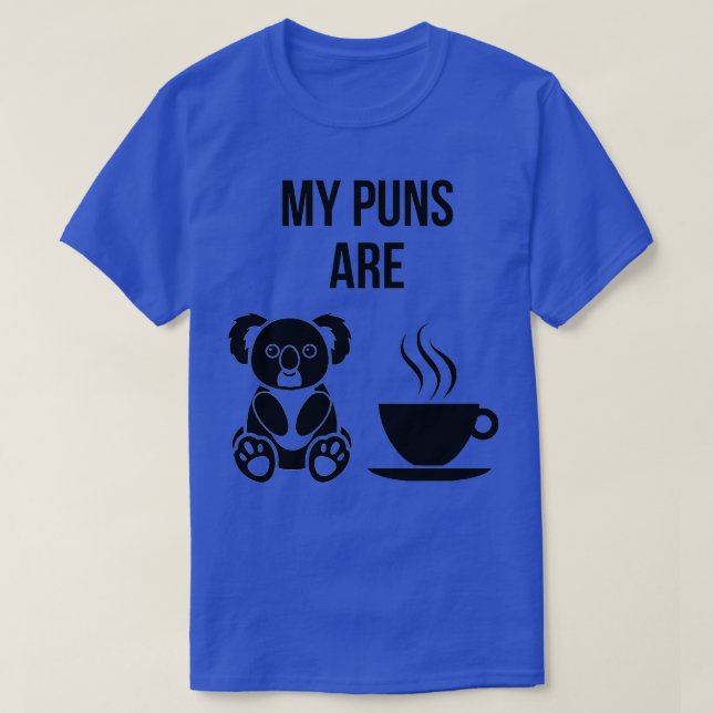 T-shirt Mes Puns Sont Du Thé Koala 5 (Design devant)