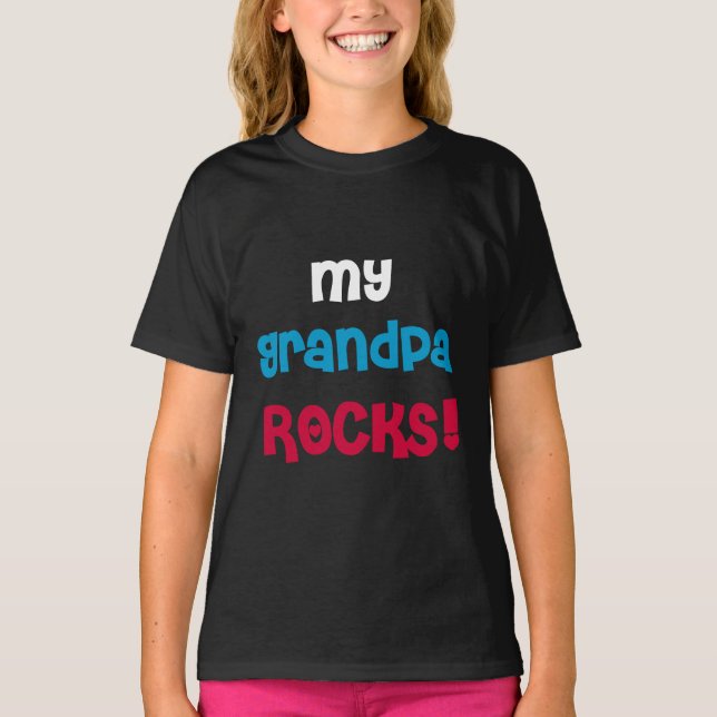 T-shirt Mes roches de grand-papa (Devant)