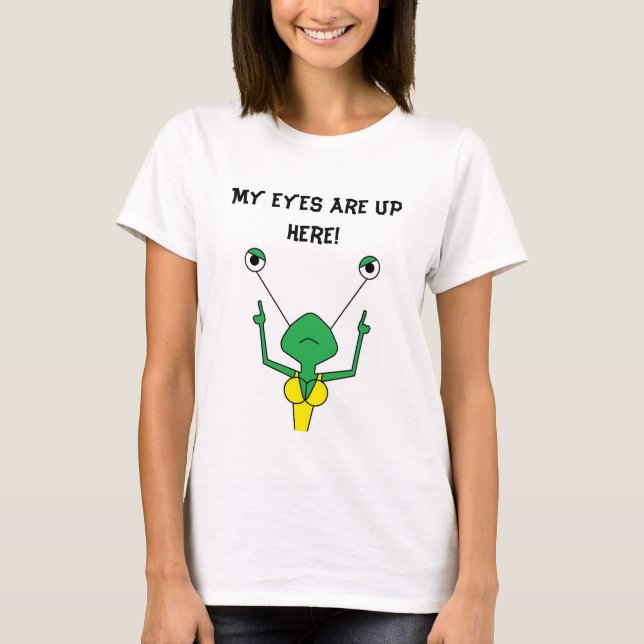 T-shirt Mes yeux sont ici ! (Devant)