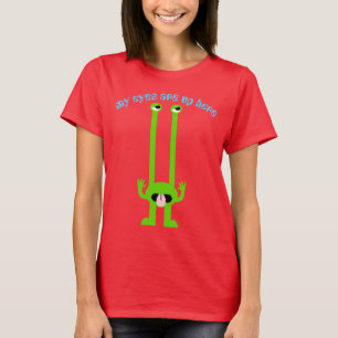 T-shirt "Mes Yeux Sont Là" Alien Silencieux Emoji Shirt