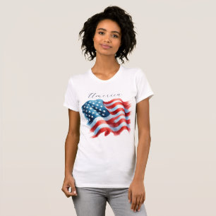 T-shirt Mesdames 4 juillet T Chemises