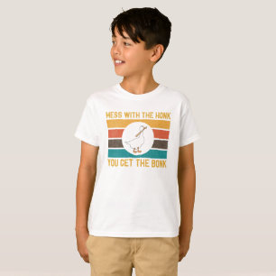 T-shirt Mess D'Oies Amusantes Avec Le Miel Vous Obtenez Le
