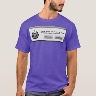 T-shirt Message d'alerte de chat Procrastination Kitty Fun