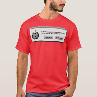 T-shirt Message d'alerte de chat Procrastination Kitty Fun