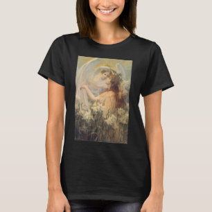 T-shirt Message d'Angel de George Swinstead, Art Vintage