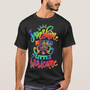 T-shirt Message Positif Drôle Ensoleillé Mêlé à un Petit H