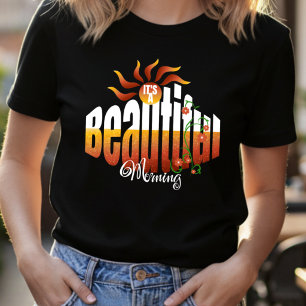 T-shirt Message Positif Lever de Soleil Mignon