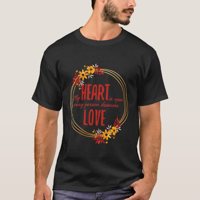 T-shirt message positif pour l'amour de soi et le succès (Devant)