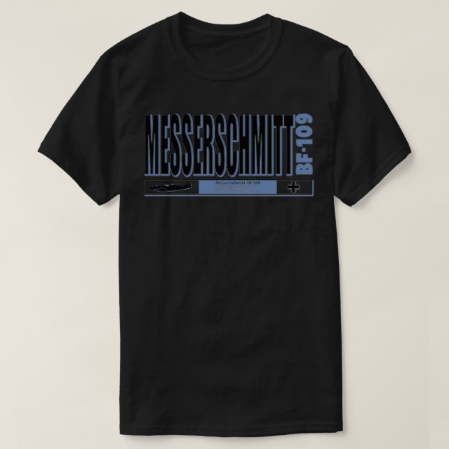 T-shirt Messerschmitt Fighter (Design devant)
