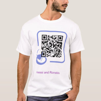 T-Shirt messi and Ronaldo print