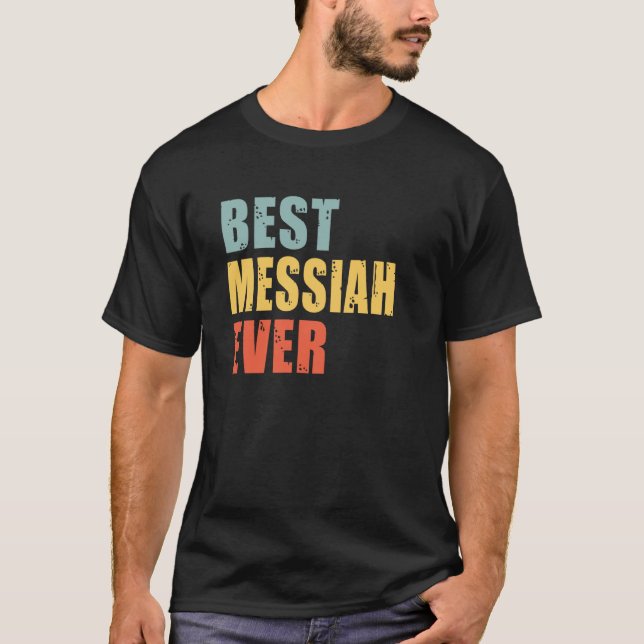 T-shirt Messie Meilleur jamais Messie (Devant)