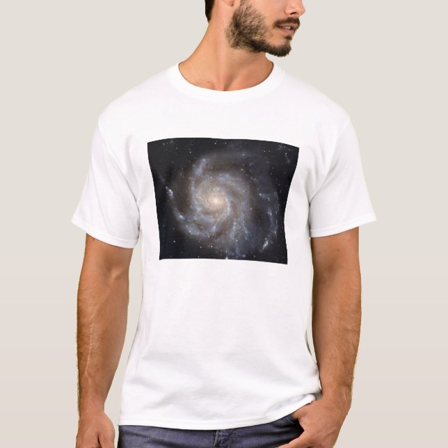 T-shirt Messier 101, la galaxie Pinwheel (Devant)