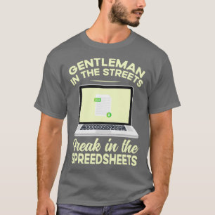 T-shirt Messieurs Dans Les Rues, Freak Dans Les Tableaux