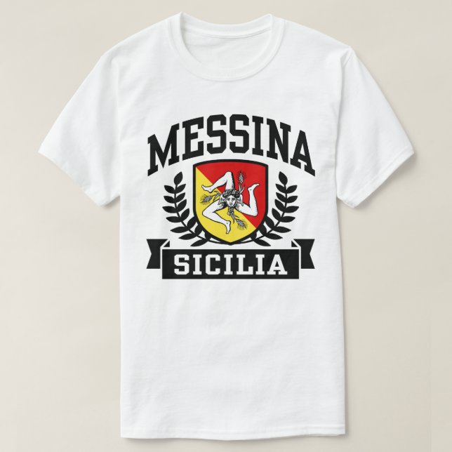 T-shirt Messina Sicilia (Design devant)
