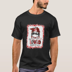 T-shirt Messy Bun Cheveux Une infirmière autorisée aimée V