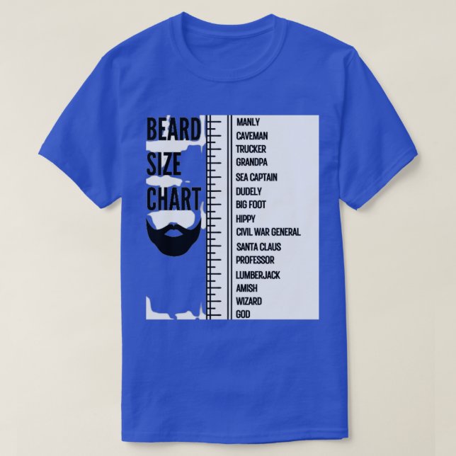 T-shirt Mesure de la barbe 7 (Design devant)