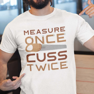 T-shirt Mesurer une fois la souris deux fois