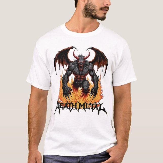 T-shirt Métal de la mort (Devant)