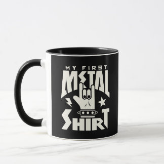 T-shirt Métal de Mon Premier Rock On Mug geste de