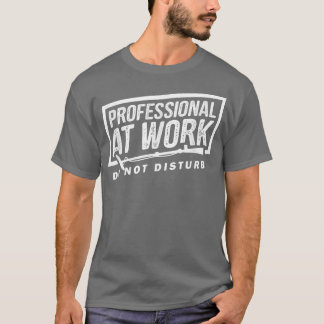T-shirt Metal    DetectingProfessional au travail 